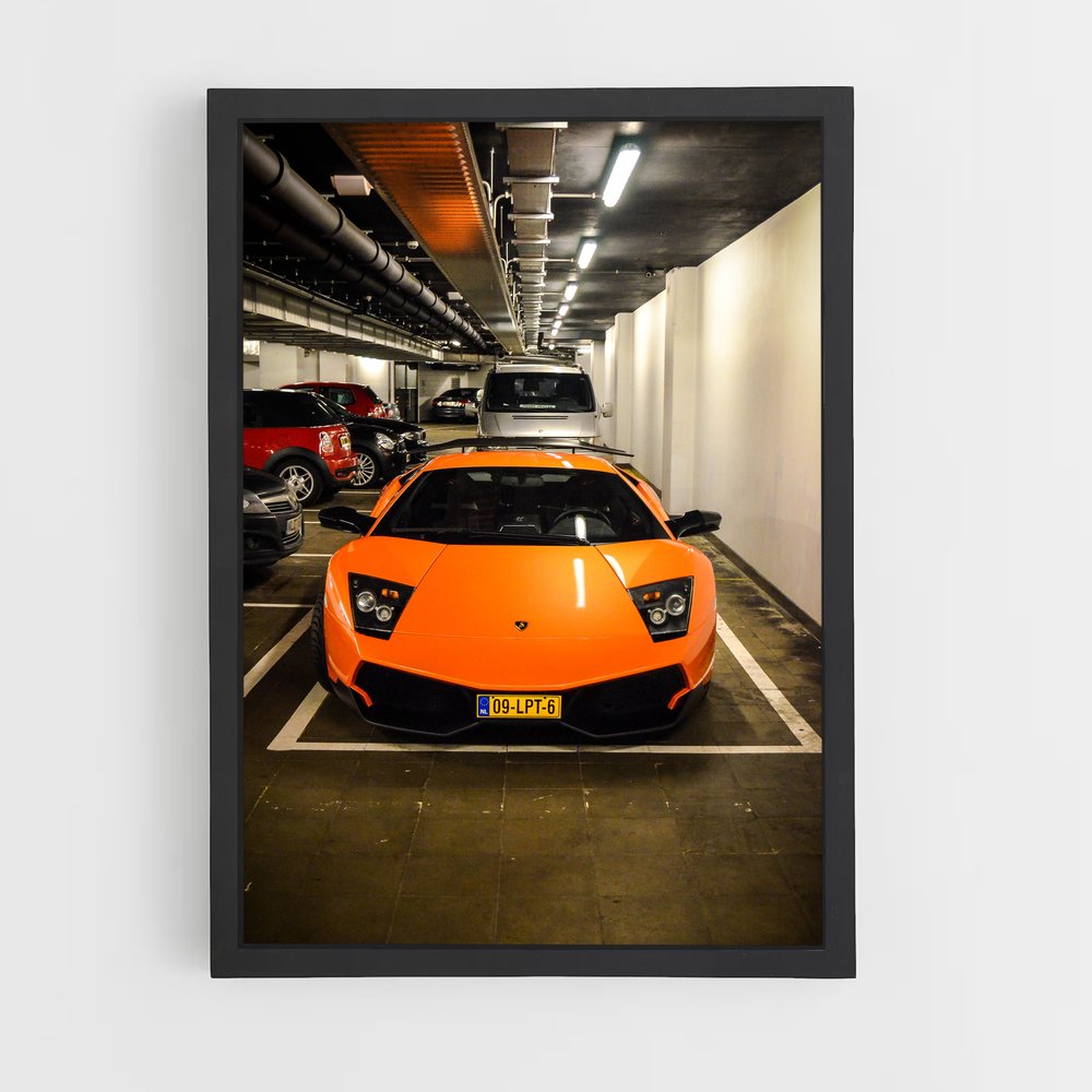 Poster Garage de Légendes – affiche Lamborghini (vue 2)